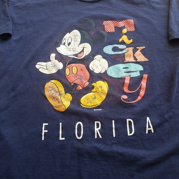 Vintage 90s Mickey Mouse Disney Tshirt Florida Tee - Picture 7 of 7